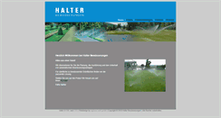 Desktop Screenshot of halter-bewaesserungen.ch